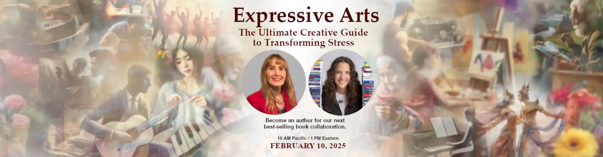 Expressive Arts: The Ultimate  Creative Guide to Transforming Stress - Project Call for Authors  - Online Class by Jean Voice Dart