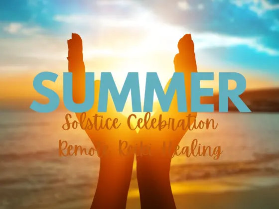 Cura Remota de Reiki - Celebração do Solstício de Verão